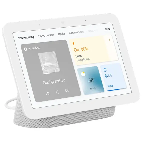 2 - Google Nest Hub (2nd Gen) Smart Display, Chalk