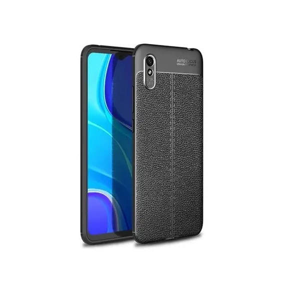 3 - Xcover husa p/u Xiaomi RedMi 9A, Leather, Black