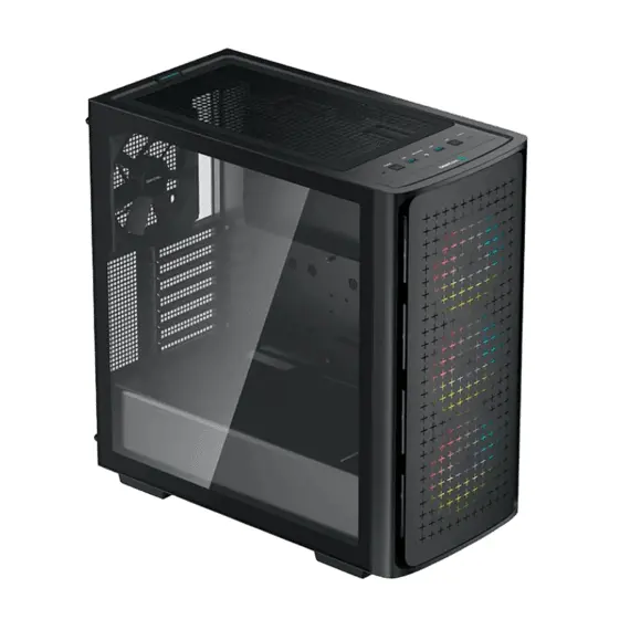 10 - Case ATX Deepcool CK560, w/o PSU, 3x120mm ARGB & 1x140mm fans, USB-C,...