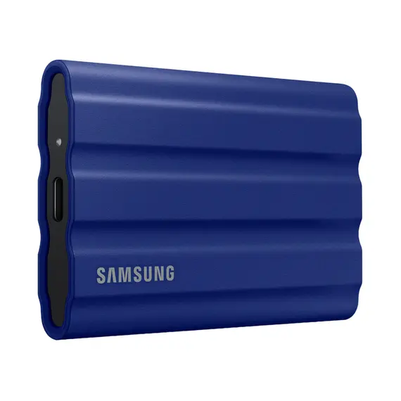 4 - 1.0TB Samsung Portable SSD T7 Shield Blue, USB-C 3.1 (88x59x13mm,...