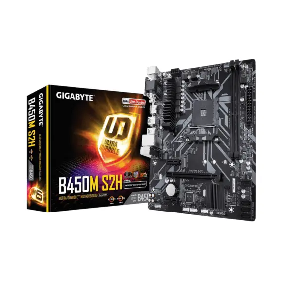 3 - MB AM4 Gigabyte B450M S2H 1.0 mATX