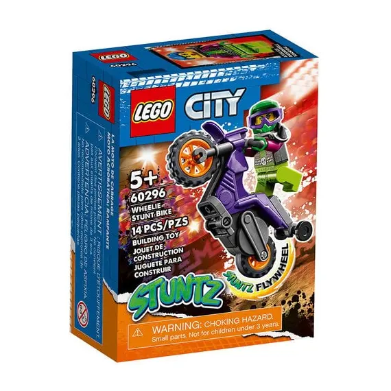 6 - Lego 60296 Wheelie Stunt Bike