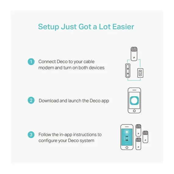 8 - Whole-Home Mesh Dual Band Wi-Fi AC System TP-LINK, "Deco M4(3-pack)",...