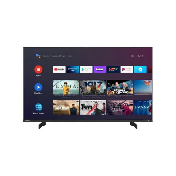 3 - 43" LED SMART TV TOSHIBA 43QA5D63DG, QLED 3840x2160, Android TV, Black