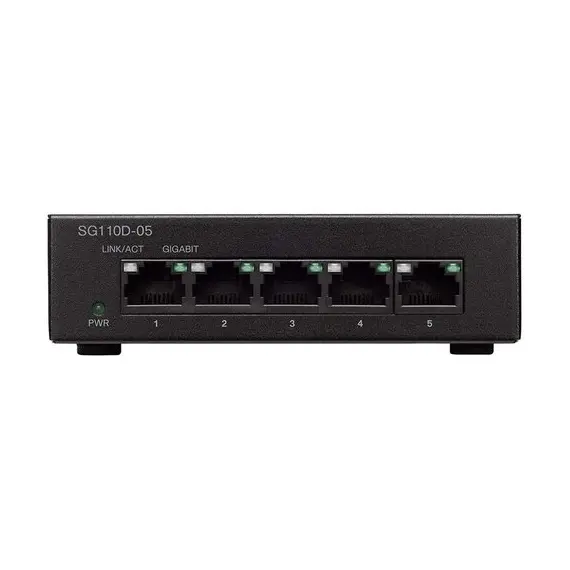 6 - .5-port Gigabit Desktop Switch Cisco SG110D-05