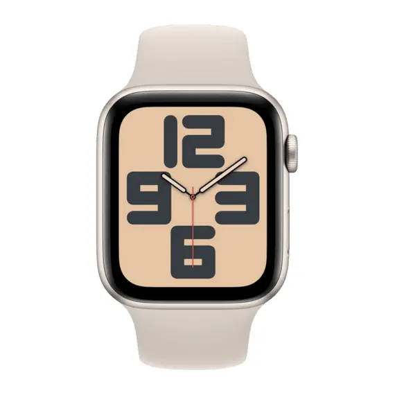 3 - Apple Watch SE 2 40mm Aluminum Case with Starlight Sport Band - S/M...