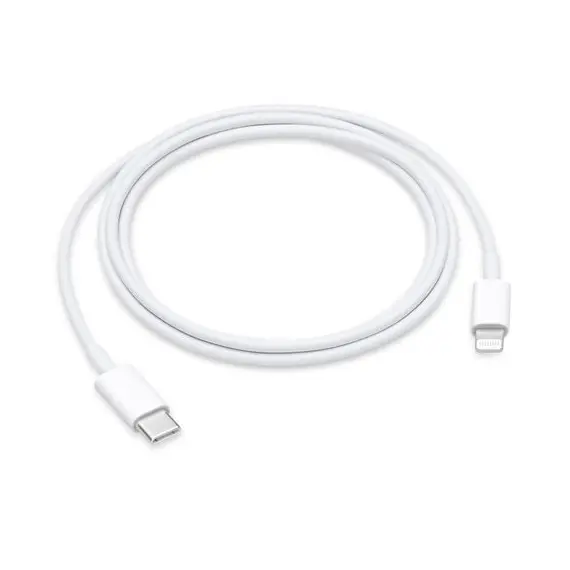 4 - Original Apple USB-C to Lightning Cable (1 m) Model A2249, White.