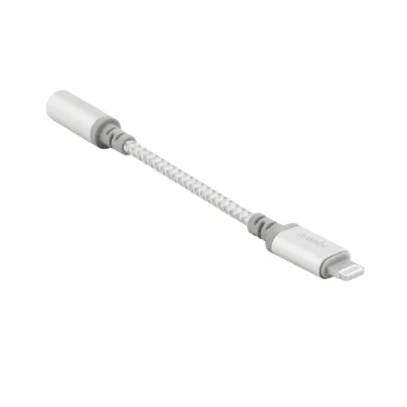 8 - Audio Adapter MOSHI Lightning / jack 3.5mm F, Silver