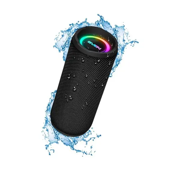 8 - Speakers SVEN "PS-160", Black, 12W, TWS, Bluetooth, FM, USB, microSD,...