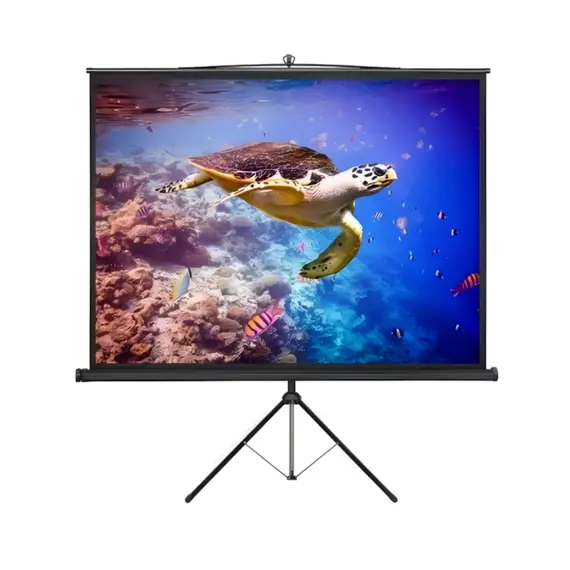 4 - Tripod 160x160cm Reflecta Crystal-Line, Ratio 1:1