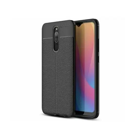 2 - Xcover husa p/u Xiaomi RedMi 8A, Leather, Black
