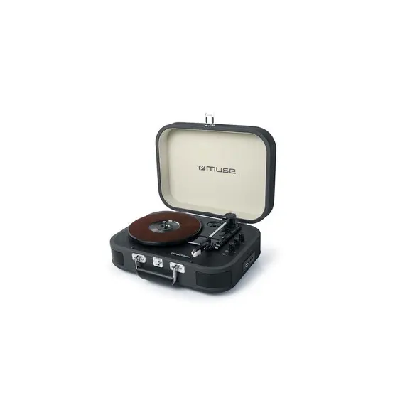 3 - Vinyl Turntable MUSE MT-201 GLD, Black