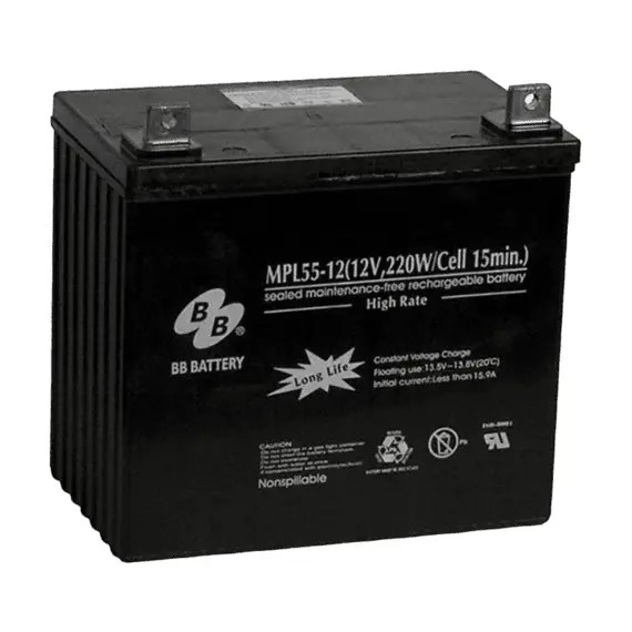 Baterie UPS 12V/ 55AH B.B. MPL55-12, High Rate, Long Life 8-10 Years 11331