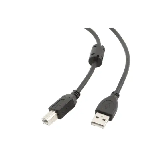 5 - Cable USB, AM/BM, 1.5 m, Retail pack, Cablexpert, Black,...