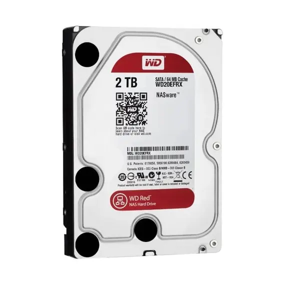 3 - 3.5" HDD 2.0TB-SATA - 64MB Western Digital " Red Plus (WD20EFRX)",...