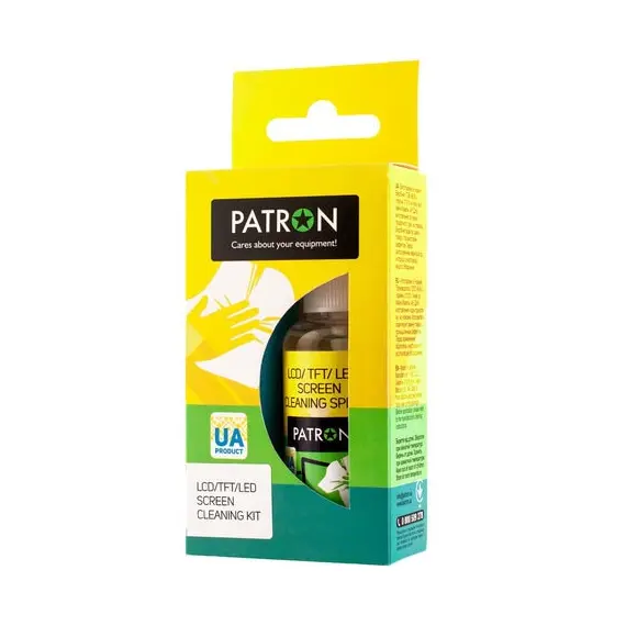 Cleaning set for screens PATRON "F3-015" (Sprey 50ml+Wipe) Patron 7943