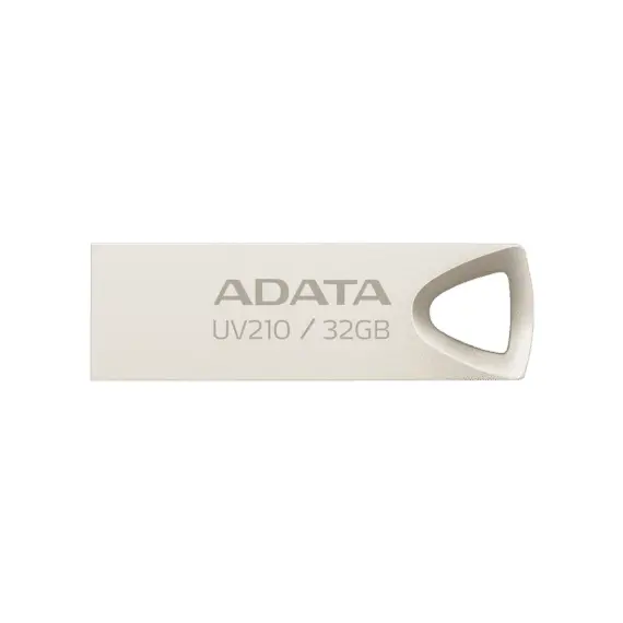 3 - 32GB USB2.0 Flash Drive ADATA "UV210", Silver, Metal Case, Slim...