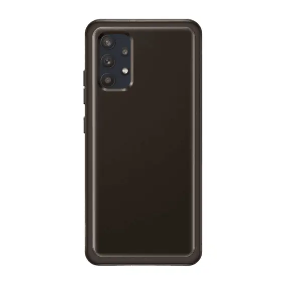 2 - Original Sam. Soft Clear cover Galaxy A32, Black