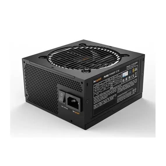6 - Power Supply ATX 850W be quiet! PURE POWER 12 M, 80+ Gold, ATX.3.0,...