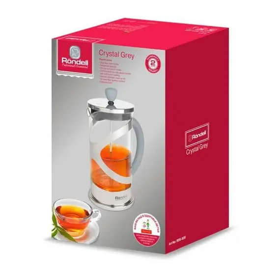 6 - French Press Coffee Tea Maker Rondell RDS-839