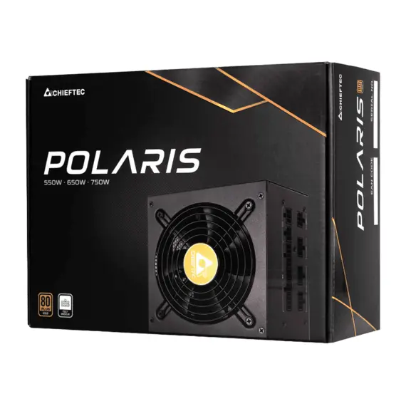 7 - Power Supply ATX 750W Chieftec POLARIS PPS-750FC, 80+ Gold, 140mm,...