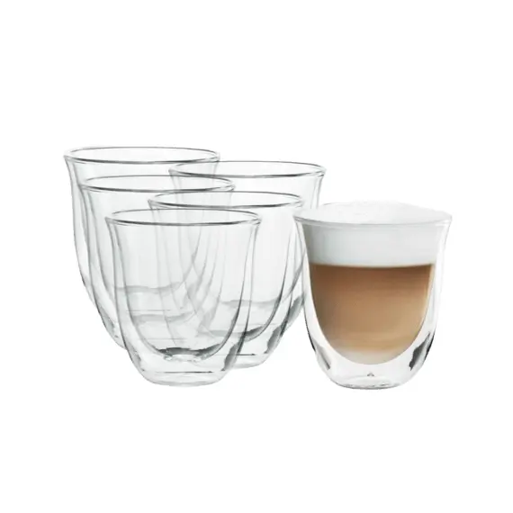 3 - Glass cups De'Longhi 190ml 6pcs DLSC301