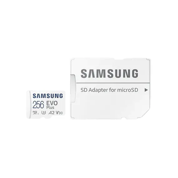 10 - 256GB MicroSD (Class 10) UHS-I (U3) +SD adapter, Samsung EVO Plus...