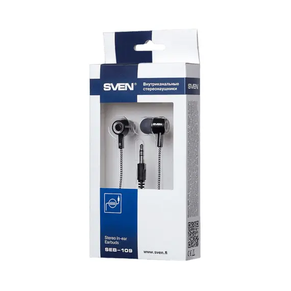 2 - Earphones SVEN E-109 Black/Gray