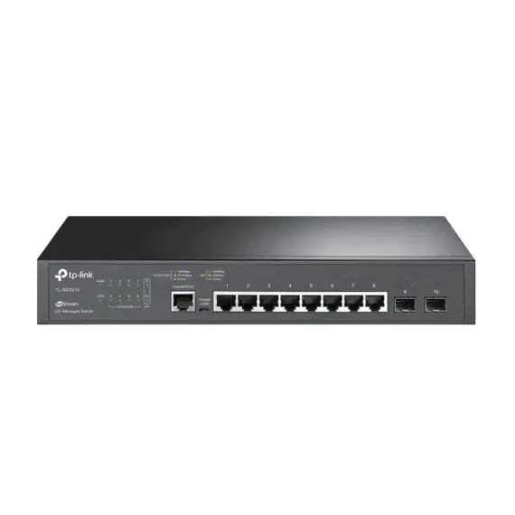 2 - .8-port 10/100/1000Mbps Switch TP-LINK "TL-SG3210", 2xSFP expansion...