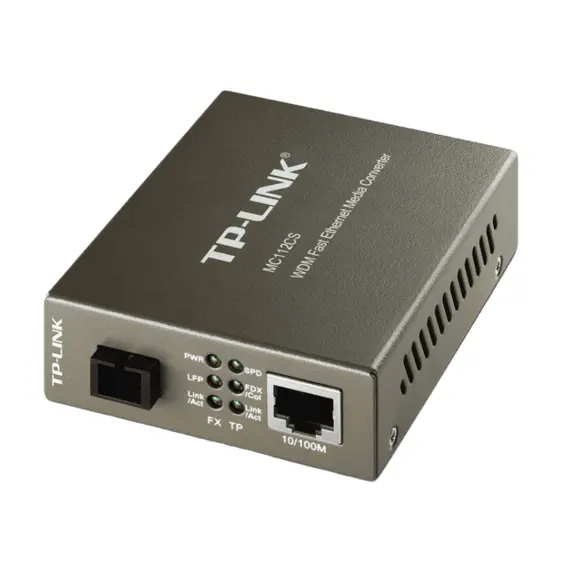 3 - 10/100M RJ45 to 100M, TP-Link single-mode SC fiber (WDM) Converter...