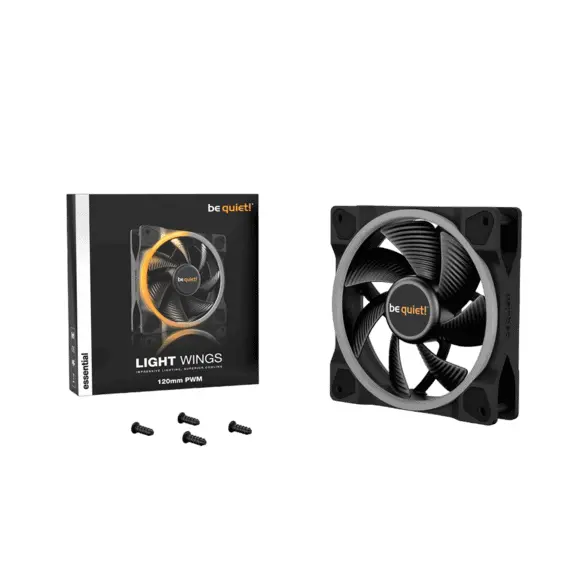 6 - PC Case Fan be quiet! Light Wings, 120x120x25 mm, 1700rpm, 
