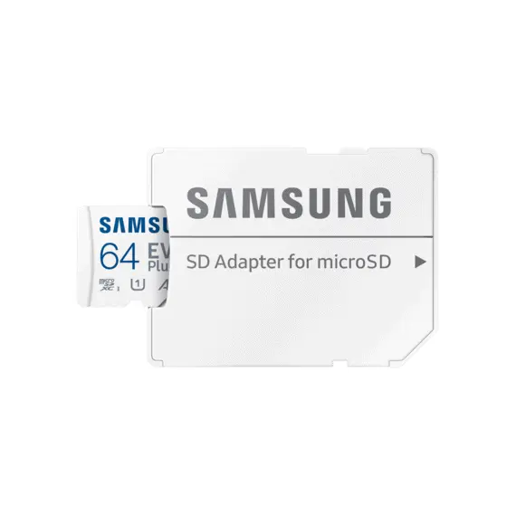 15 - ..64GB MicroSD (Class 10) UHS-I (U3)+SD adapter, Samsung EVO Plus...