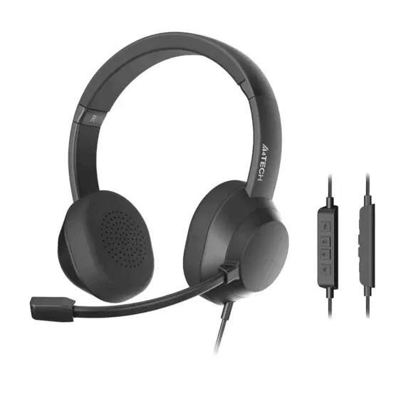 4 - Headset A4tech FH150U, 40mm driver, 20-20kHz, 32 Ohm, 98db, 150g,...
