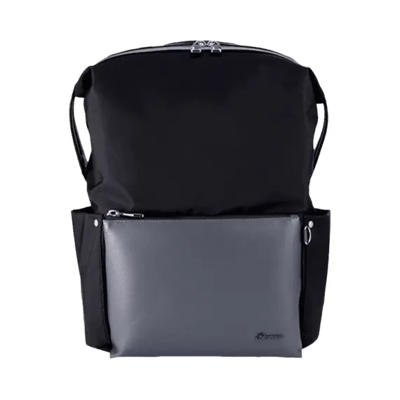 2 - Backpack Remax Double 566, for Laptop 15,6" & City Bags, Black