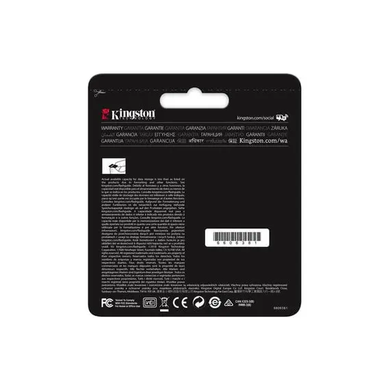 6 - 256GB SDXC Card (Class 10) UHS-I , U3, Kingston Canvas React...