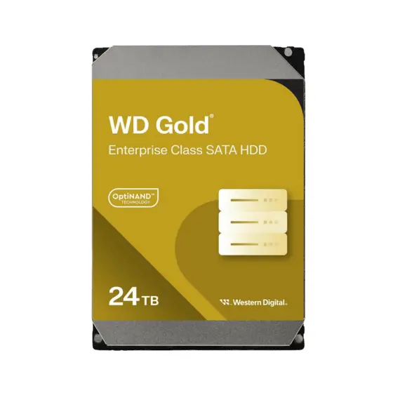 3.5" HDD 24.0TB-SATA-512MB Western Digital "Gold (WD241KRYZ)", Enterprise,...
