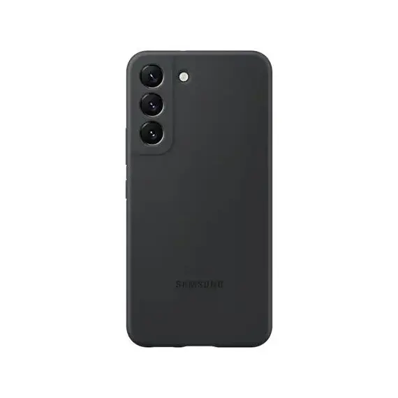 7 - Original Sam. silicone cover Galaxy S22, Black