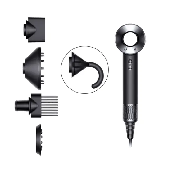 6 - Hair Dryer Dyson HD07 Supersonic Black/Nickel