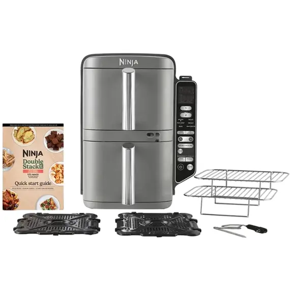 27 - Fryer Ninja SL451EU Double Stack XL, grey