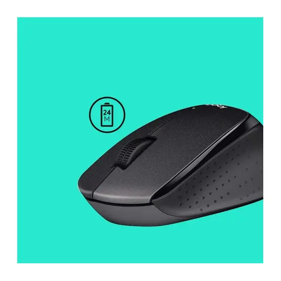 3 - Wireless Mouse Logitech B330 Silent Plus, Optical, 1000 dpi, 3...