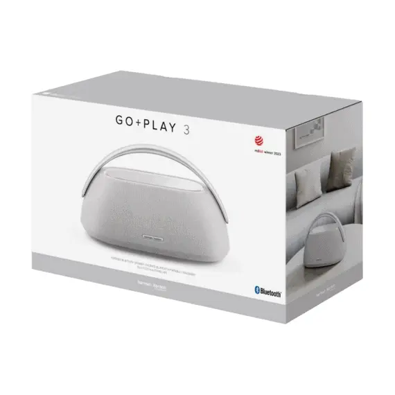 6 - Portable Speakers Harman Kardon GO + PLAY 3, Grey
