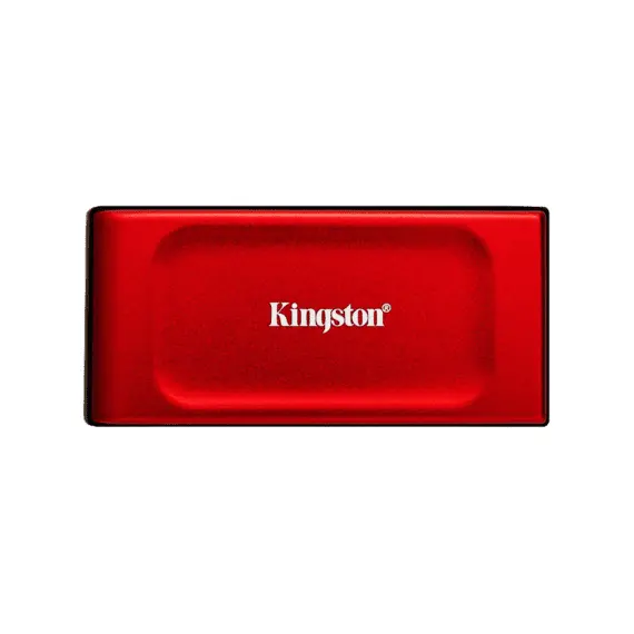 2.0TB Kingston Portable SSD XS1000 Red, USB-C 3.2 (69.5x32.6x13.5mm, 28.7g,...
