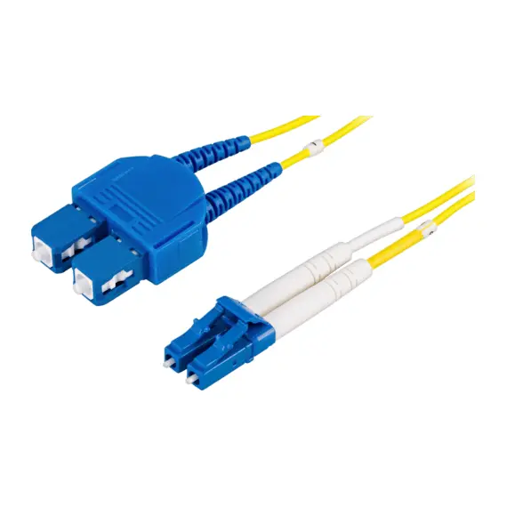 2 - Fiber optic patch cords, singlemode simplex core SC-LC 3M