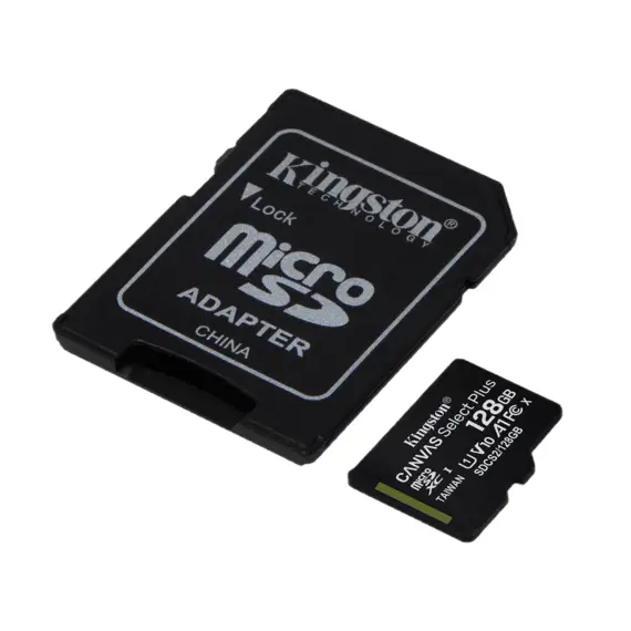 7 - .128GB MicroSD (Class 10) UHS-I (U1) +SD adapter, Kingston Canvas...