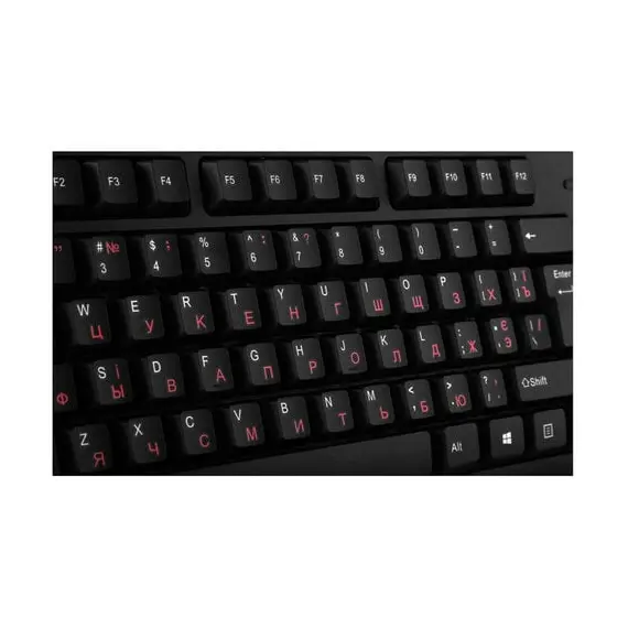 6 - Keyboard SVEN KB-S300, Classic layoutt, Splash proof, 1.5m, USB,...