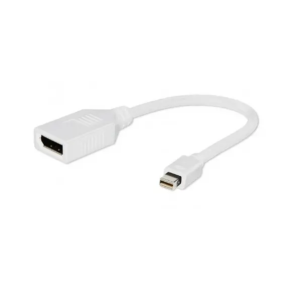 2 - Adapter DP F to mini DP M, Cablexpert "A-mDPM-DPF-001-W", White