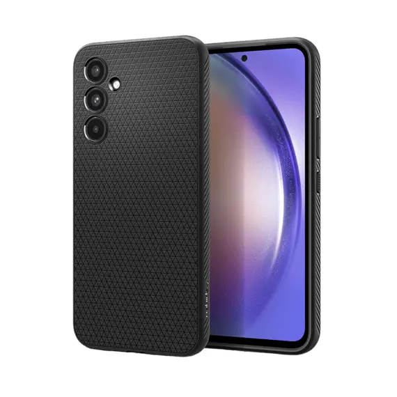 6 - Spigen Samsung A54, Liquid Air, Matte Black