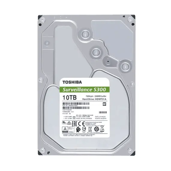 3 - 3.5" HDD 10.0TB-SATA- 256MB Toshiba S300 Pro Surveillance...