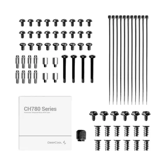 7 - Case EATX Deepcool CH780, w/o PSU, 1x420mm ARGB fan, 4xUSB3.0,...
