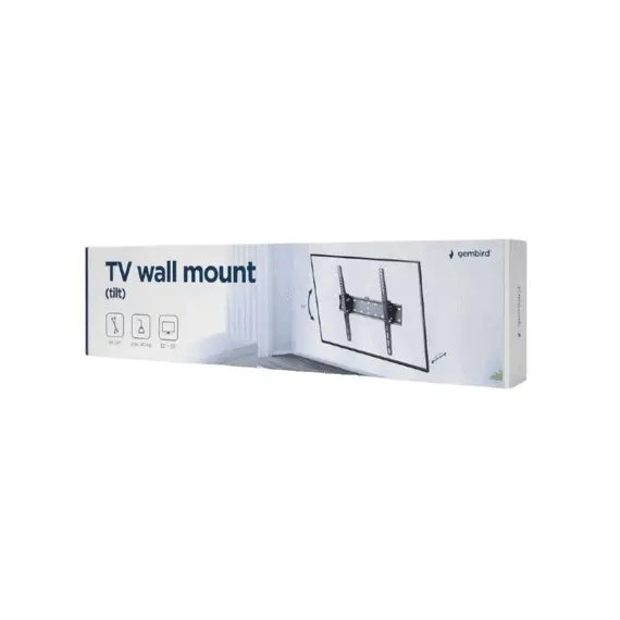2 - Wall Mount Gembird "WM-55T-02" Black 32"-55", max.40kg, VESA mm: up...